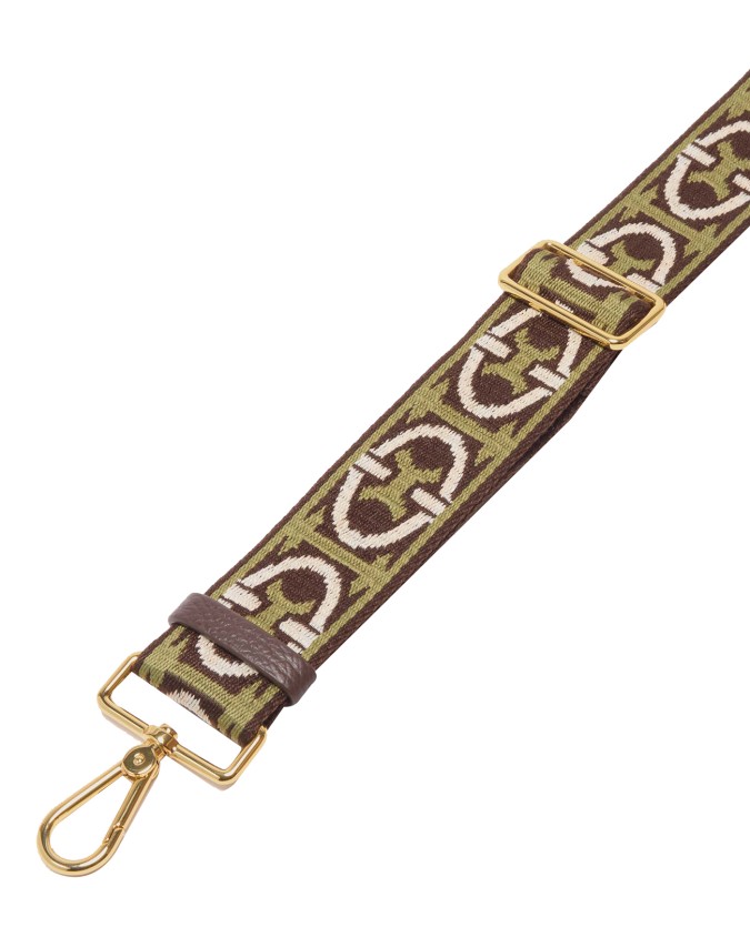 Coccinelle - Jacquard fabric shoulder...