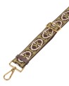 Coccinelle - Schulterriemen aus Jacquard-Stoff mit Monogram-Muster