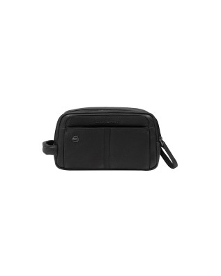 Piquadro - Hedley – Herren-Kosmetiktasche aus Leder mit...