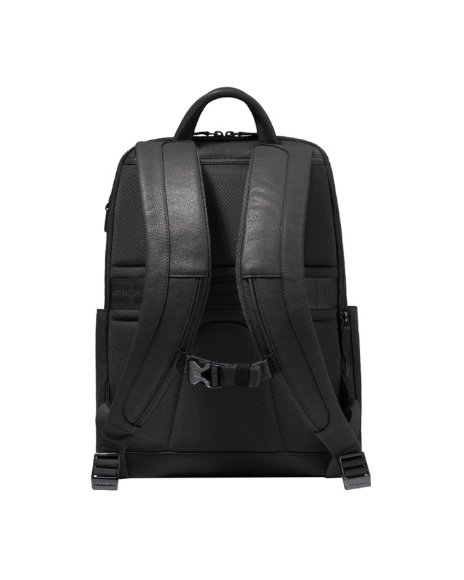 Piquadro - Leather Backpack with...