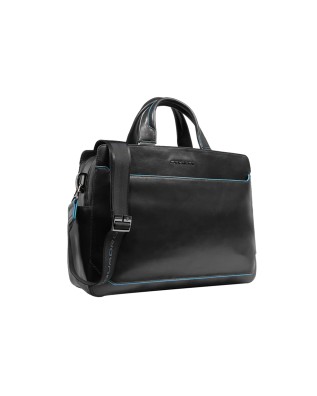  Piquadro - Cartella porta pc 15.6'' in pelle Blue Square 2