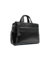 Piquadro - Blue Square 15.6-inch Leather Laptop Bag