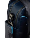 Piquadro - Laptoptasche für 15,6-Zoll-Laptops aus Leder Blue Square