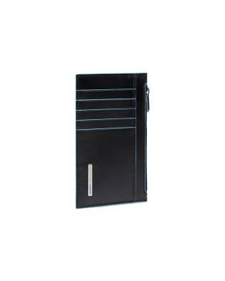  Piquadro - Portacarte uomo sottile con porta monete Blue Square 2
