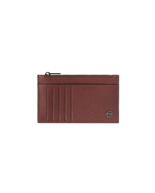  Piquadro - Portacarte uomo sottile con porta monete Black