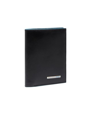  Piquadro - Portafoglio uomo verticale in pelle con porta 2
