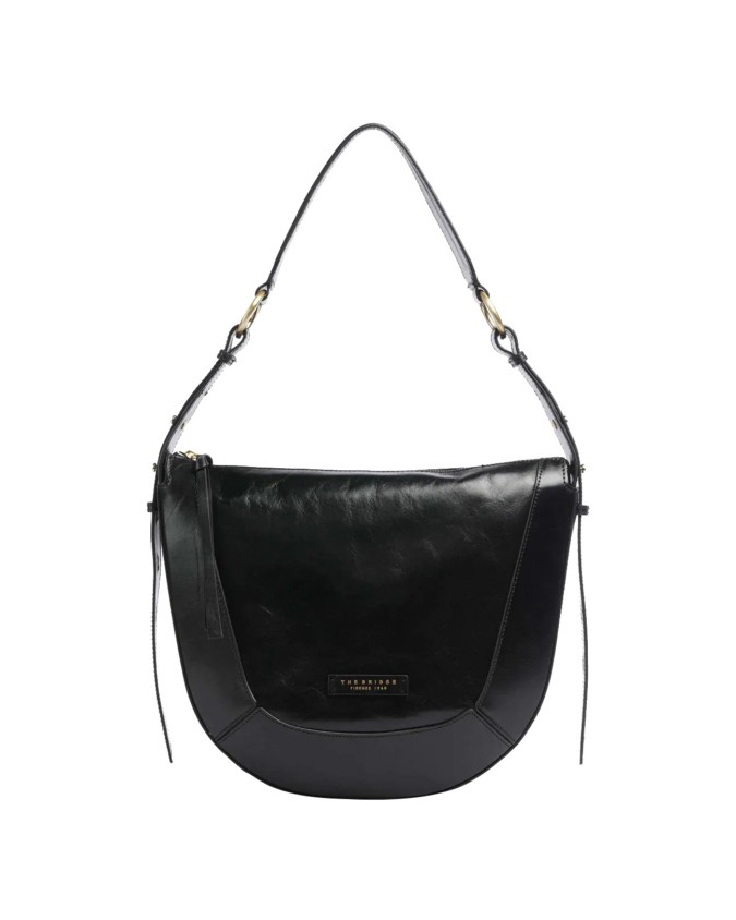  The Bridge - Borsa a tracolla Fedora con logo frontale