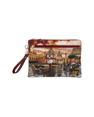Ynot – Clutch mit Handgelenkband und Fronttasche, Größe M
