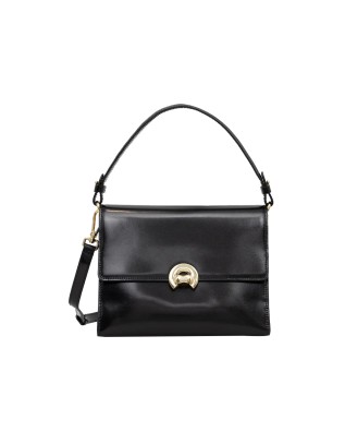  Coccinelle - Borsa a mano con tracolla media in pelle lucida