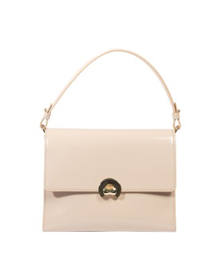  Coccinelle - Borsa a mano con tracolla media in pelle lucida 2