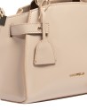 Coccinelle - Small glossy leather handbag with double handles by Kliche Shiny