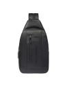 Piquadro - Einseitiger Herrenrucksack aus Leder mit iPad®-Fach Urban