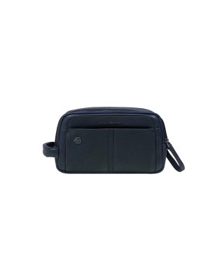  Piquadro - Beauty case uomo in pelle con manico laterale Hedley