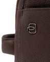 Piquadro - Hedley Men's Leather Toiletry Bag with Side Handle