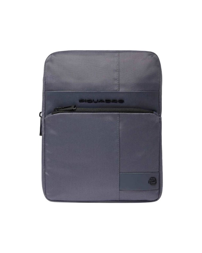  Piquadro - Borsello uomo porta iPad in pelle e tessuto