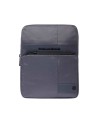  Piquadro - Borsello uomo porta iPad in pelle e tessuto