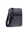  Piquadro - Borsello uomo porta iPad in pelle e tessuto