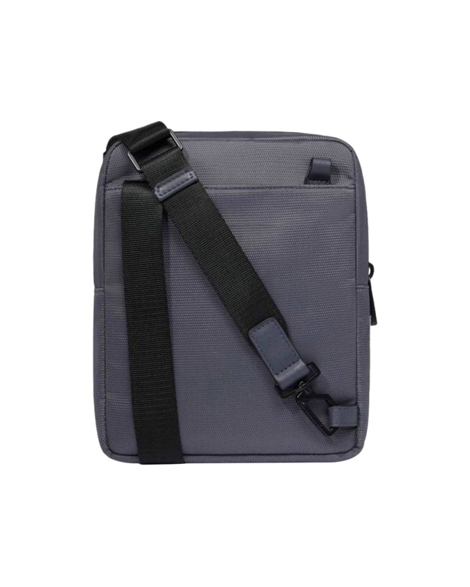  Piquadro - Borsello porta iPad Mini in pelle e tessuto