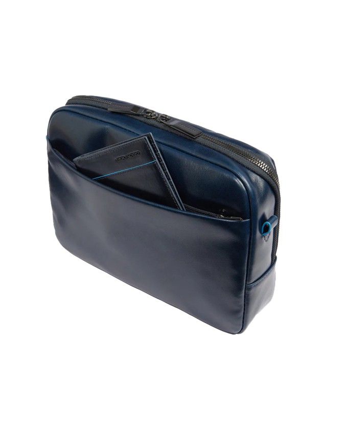  Piquadro - Borsello orizzontale in pelle uomo porta iPad®mini