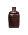Piquadro - Ein-Schulter-Tasche aus Leder mit Rucksackfunktion Blue Square