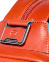  Piquadro - Monospalla in pelle con portabilità a zaino Blue