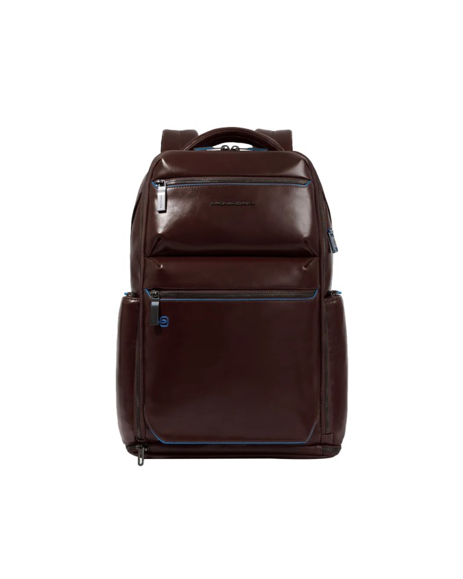  Piquadro - Zaino in pelle porta pc 15,6'' personalizzabile