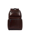 Piquadro - Individuell gestaltbarer Lederrucksack für 15,6-Zoll-Laptops Blue Square