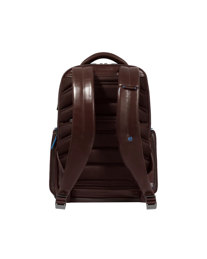  Piquadro - Zaino in pelle porta pc 15,6'' personalizzabile