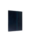 Piquadro - Notizblockhülle aus Leder mit RFID-Schutz von Blue Square