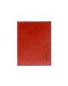 Piquadro - Blue Square Leather Passport Holder