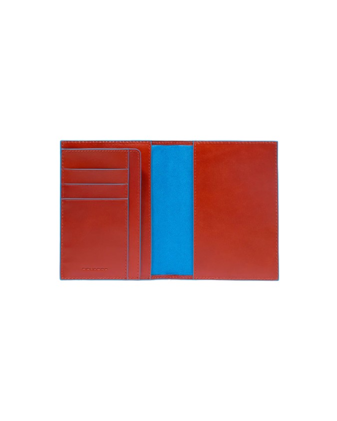 Piquadro - Passhülle aus Leder Blue...