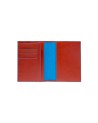 Piquadro - Passhülle aus Leder Blue Square