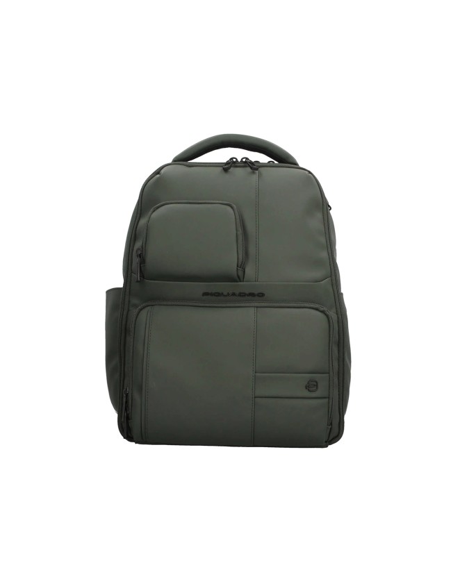  Piquadro - Zaino porta pc 14'' porta iPad® in tessuto gommato