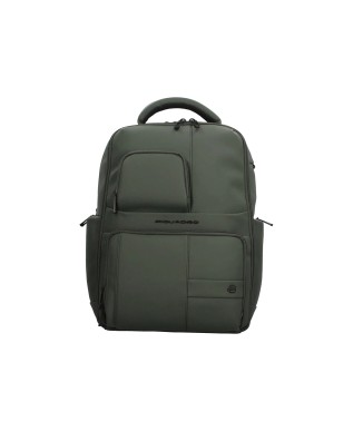  Piquadro - Zaino porta pc 15.6'' porta iPad® in tessuto gommato