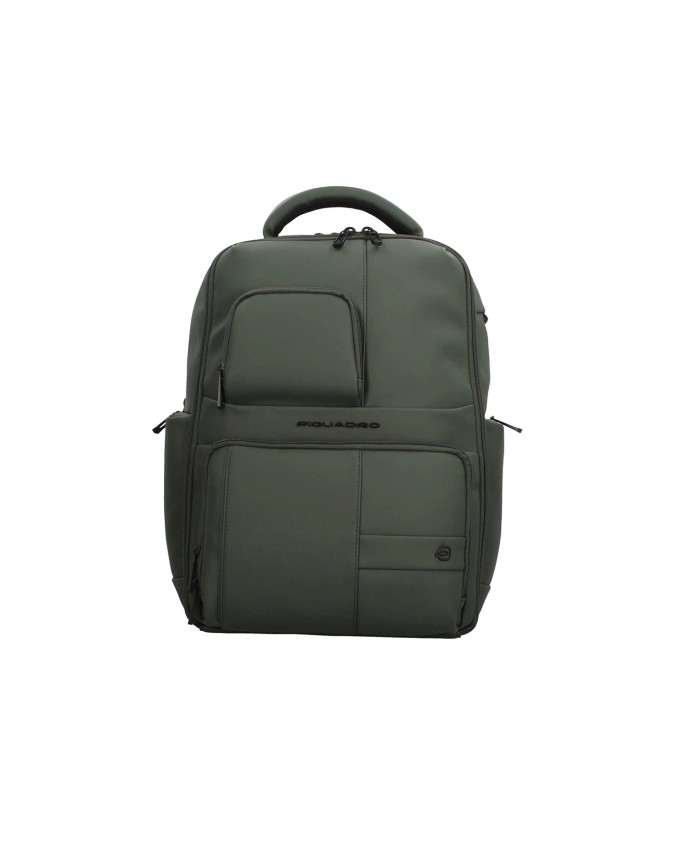 Piquadro - Zaino porta pc 15.6'' porta iPad® in tessuto gommato