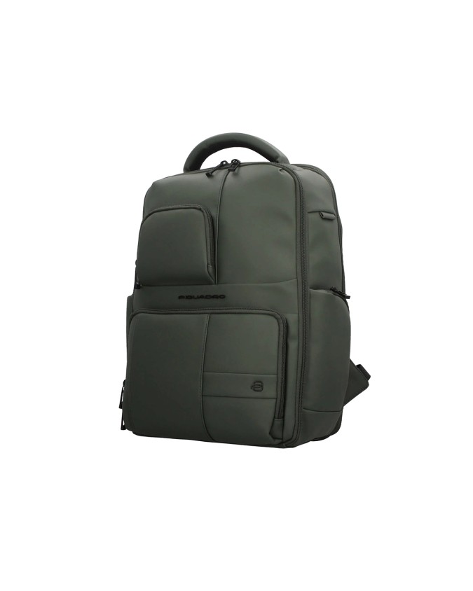  Piquadro - Zaino porta pc 15.6'' porta iPad® in tessuto gommato