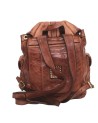 Campomaggi - Mittelgroßer Rucksack aus Leder mit Außentaschen