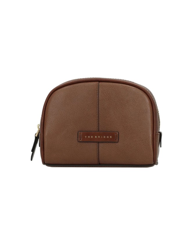  The Bridge - Beauty case donna in pelle con zip Elisabetta