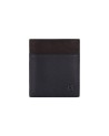 Piquadro - Kreditkartenetui aus Leder Black Square
