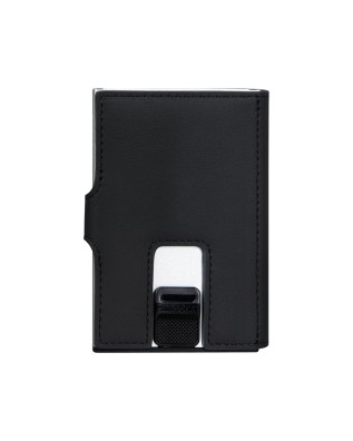  Samsonite - Porta carte di credito in pelle e metallo Alu Fit 2