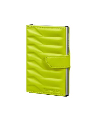 Samsonite - Porta carte di credito in pelle e metallo Alu Fit