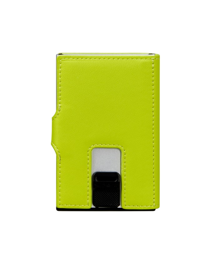  Samsonite - Porta carte di credito in pelle e metallo Alu Fit