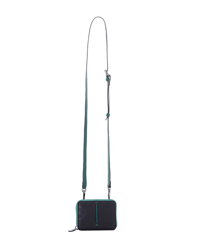  Scharlau – Portacarte in pelle con tracolla Artium