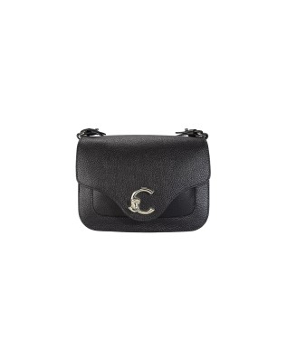  Coccinelle – Borsa a tracolla in pelle con patta C-ME