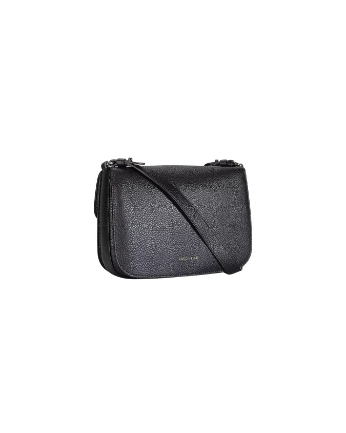  Coccinelle – Borsa a tracolla in pelle con patta C-ME