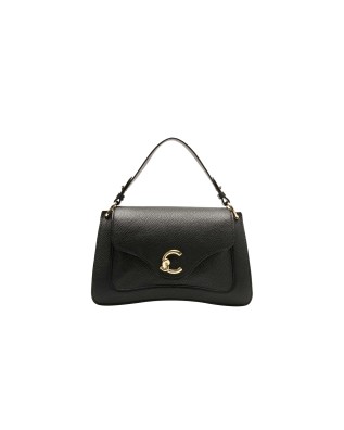  Coccinelle – Borsa a mano in pelle con patta media C-ME