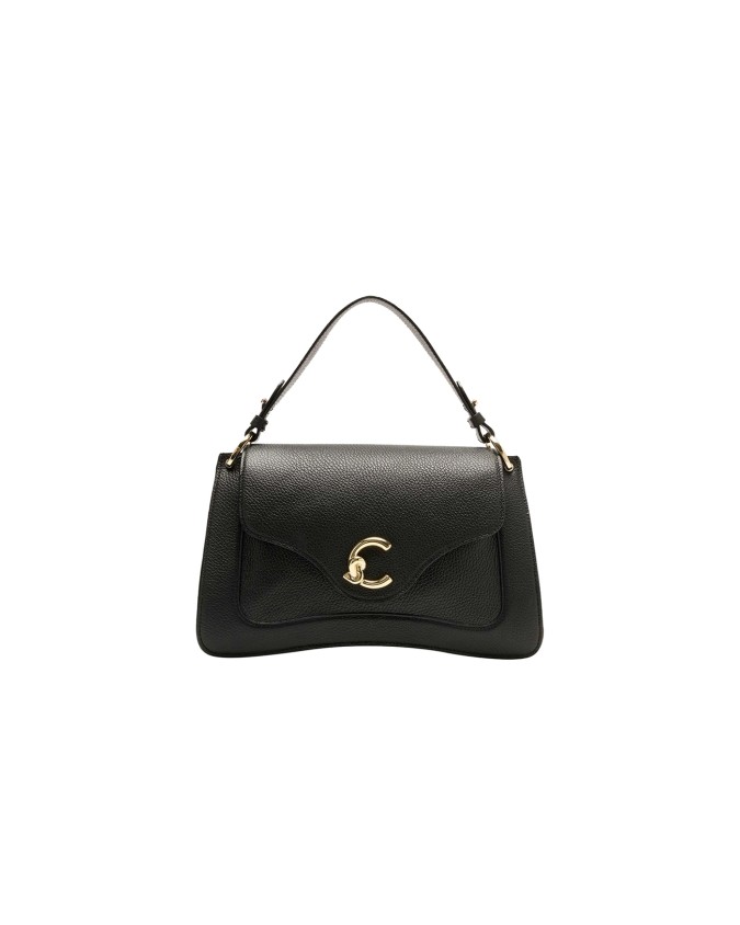  Coccinelle – Borsa a mano in pelle con patta media C-ME