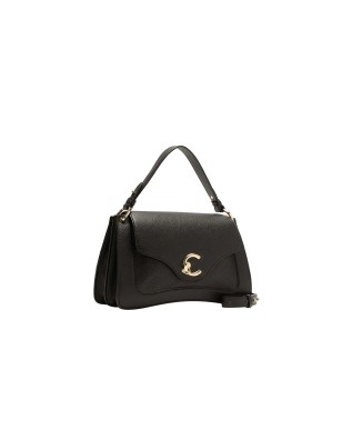  Coccinelle – Borsa a mano in pelle con patta media C-ME 2