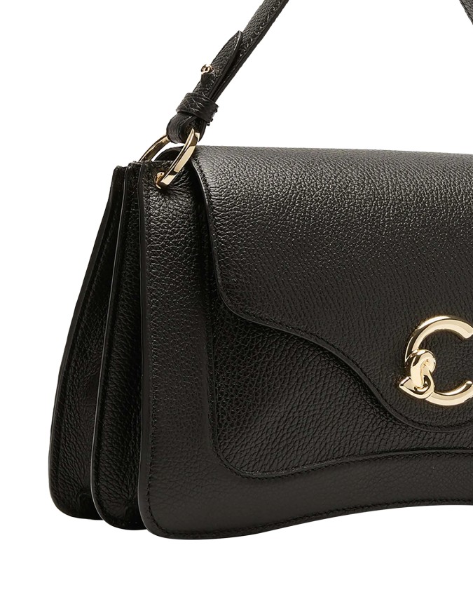  Coccinelle – Borsa a mano in pelle con patta media C-ME