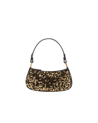  Coccinelle – Borsa a spalla in pelle con paillettes Merveilles 2